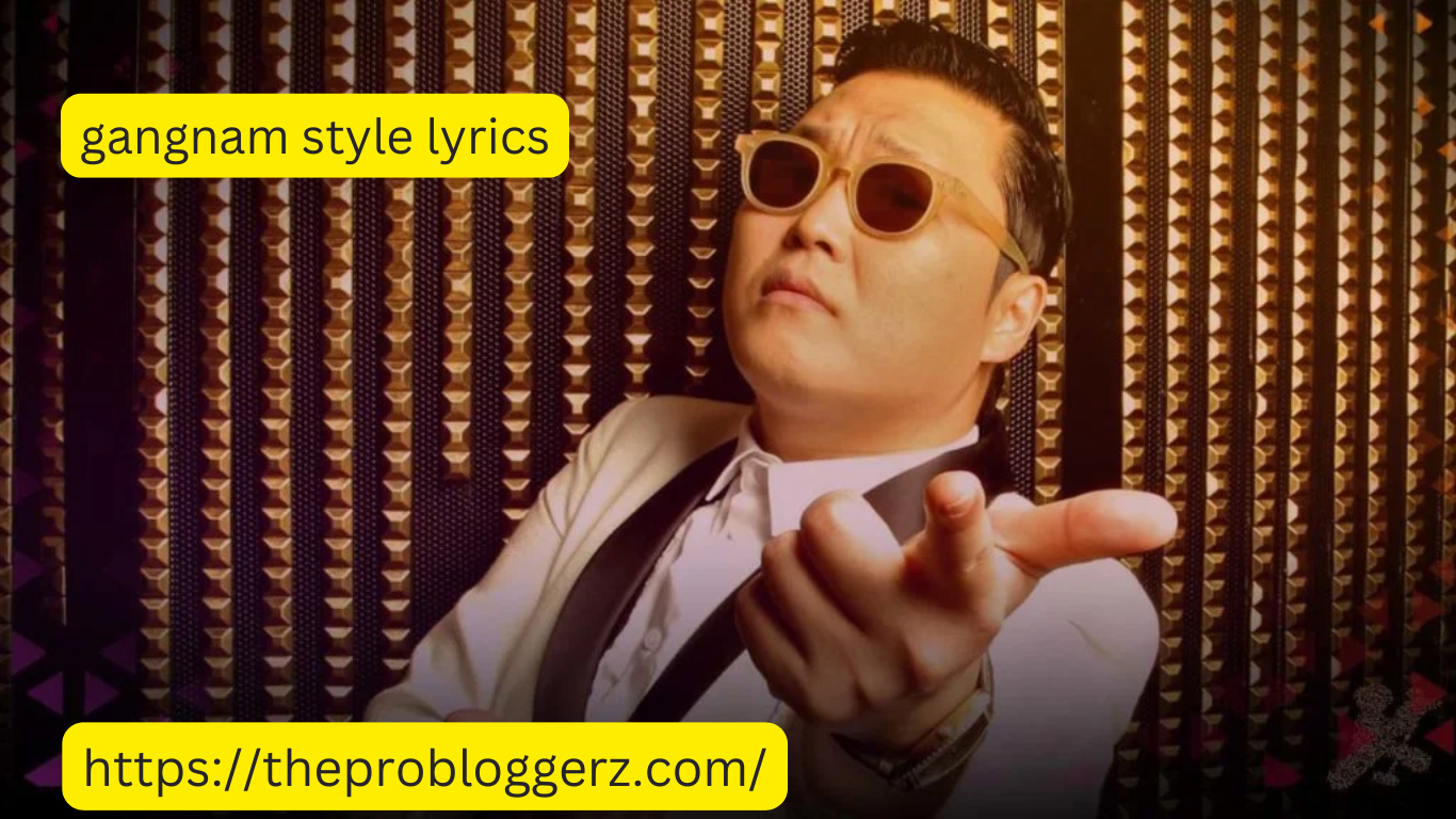 gangnam style lyrics